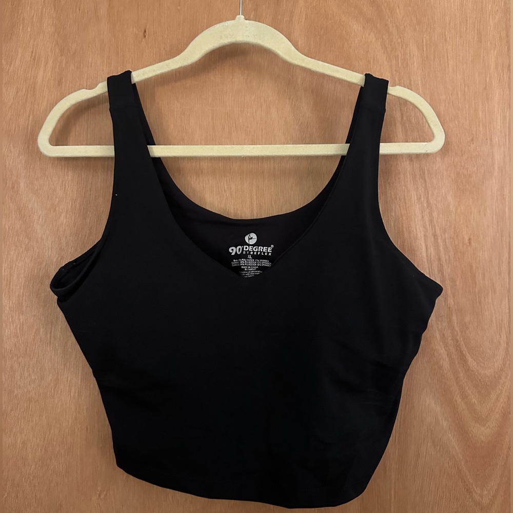 Black Sports Bra, Size XL